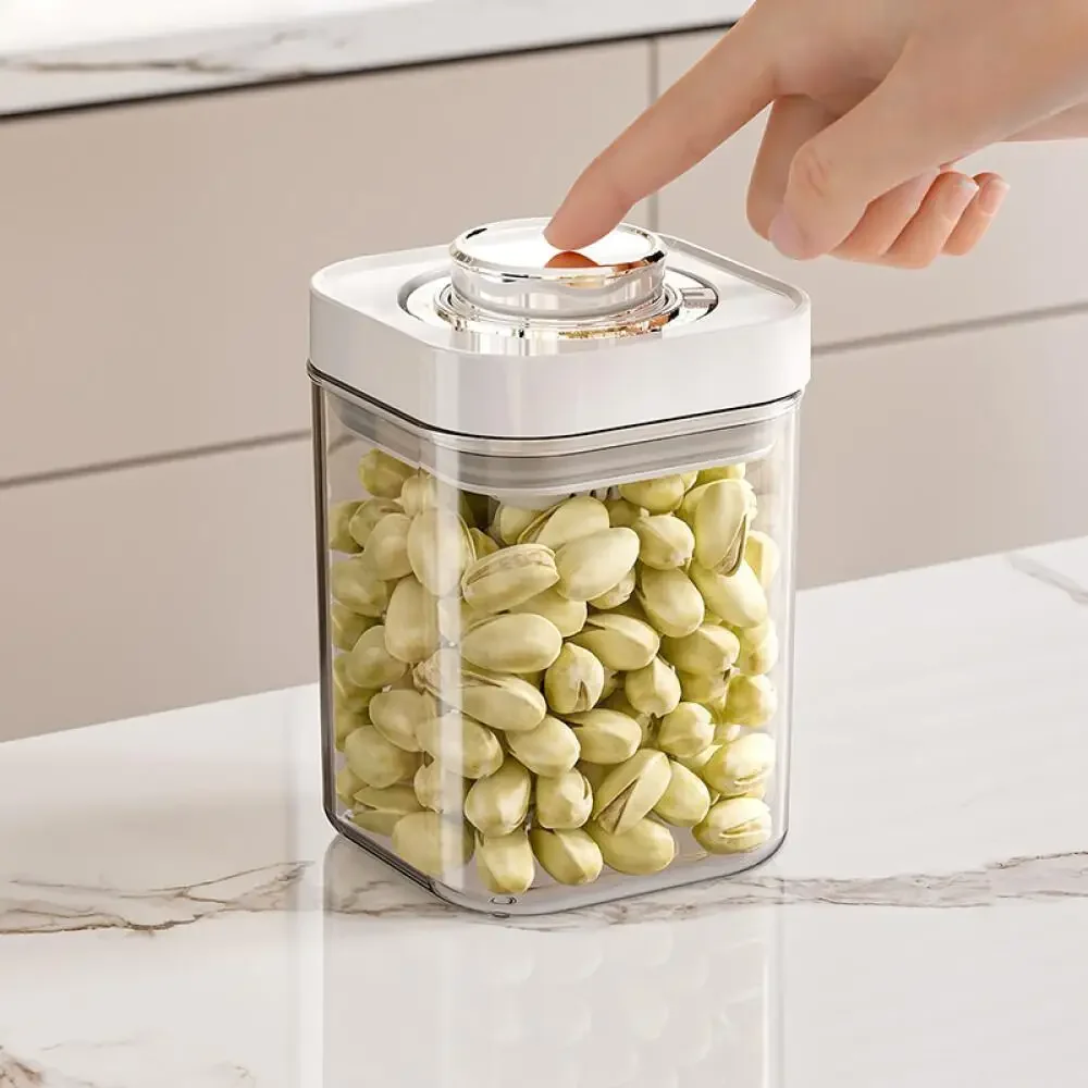 Airtight Food Storage Jars Sealed Containers Flour Snacks Grains Household Canisters Organizer Kitchenware Solutions HomeKitchen