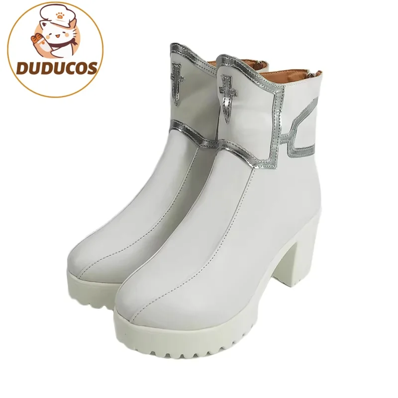Yuuki Asuna Cosplay Shoes Anime Sword Art Online Cosplay DokiDoki Women White Shoes Yuuki Asuna Cosplay view 4