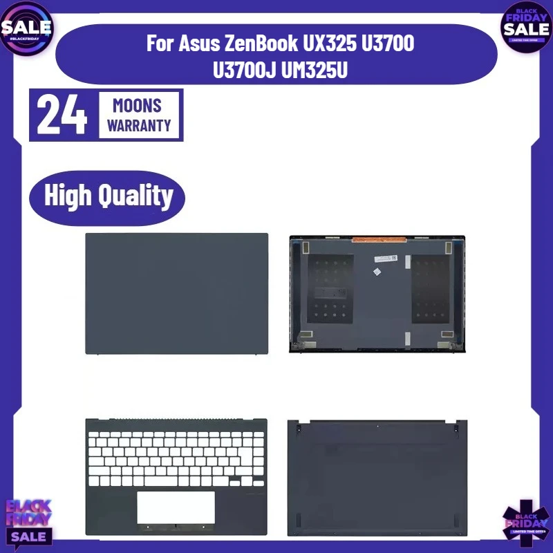 

For Asus ZenBook UX325 U3700 U3700J UM325U Laptop Case LCD Back Top Cover Front Bezel Hinges Palmrest Bottom Shell