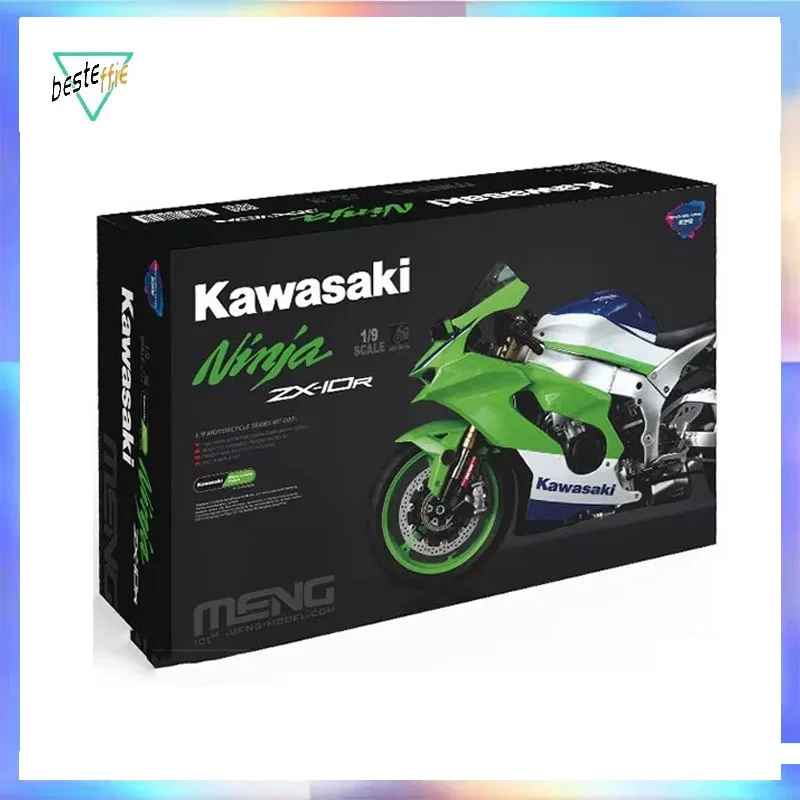 

1/9 MENG Assemblly Kawasaki Motorcycle Model MT-007s Ninja ZX-10R Pre-colored Edition Assemblly Figure Collectible Birthday Gift