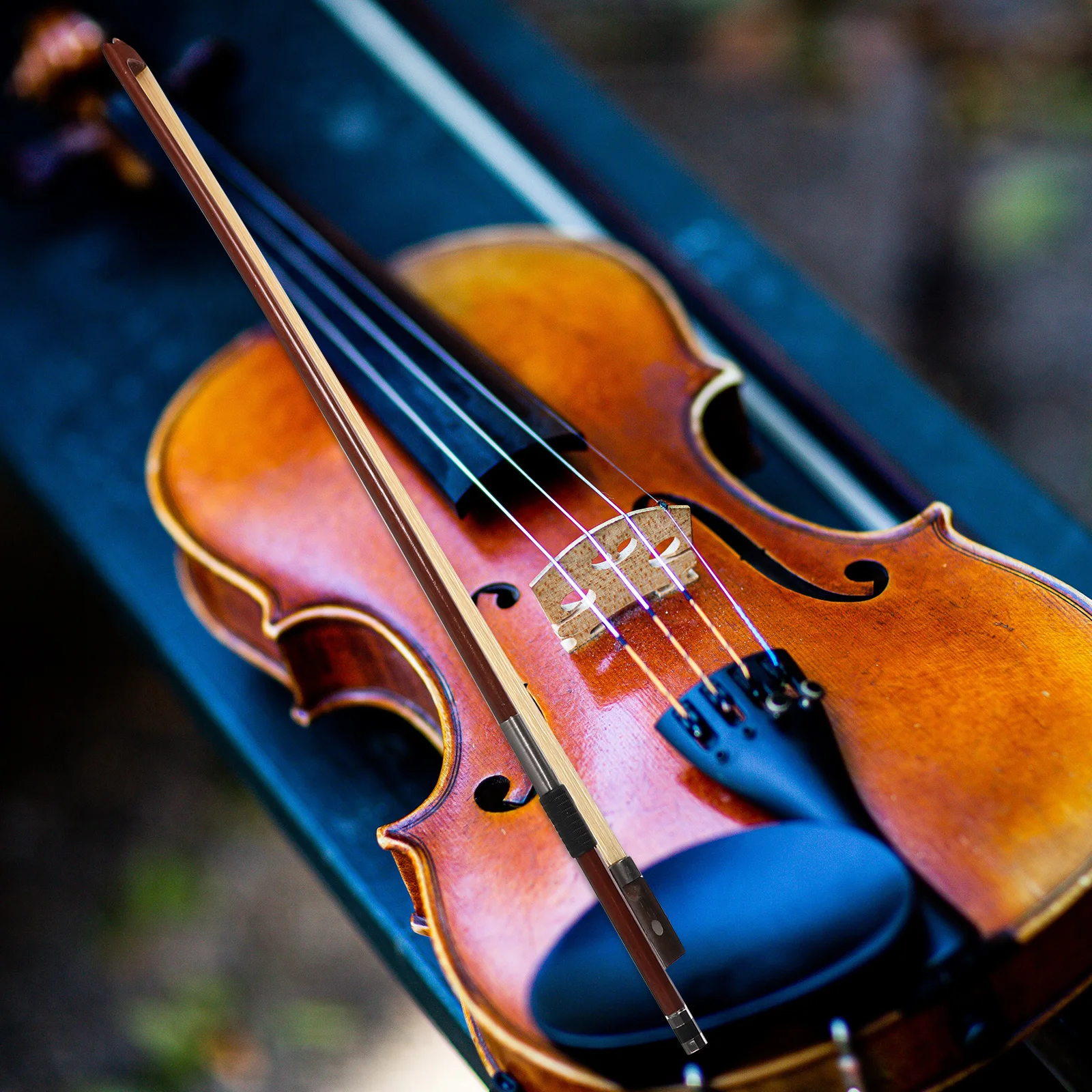 

Violin Bow 1/8 Size Red Sandalwood Horsehair Strong Durable Elasticity Good Tone Musical Instrument Accessory For Kids