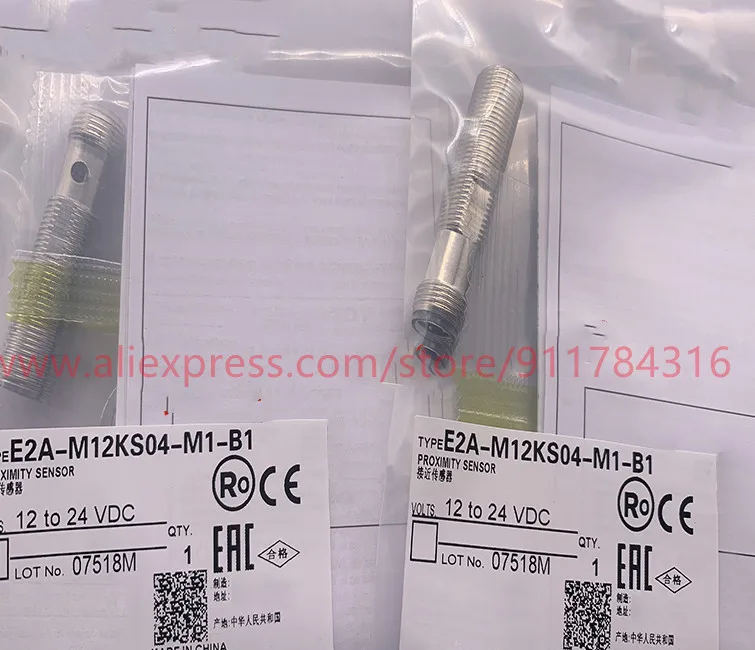 

3pcs New High quality Proximity switch E2A-M12KS04-M1-B1 E2A-M12KS04-M1-C1