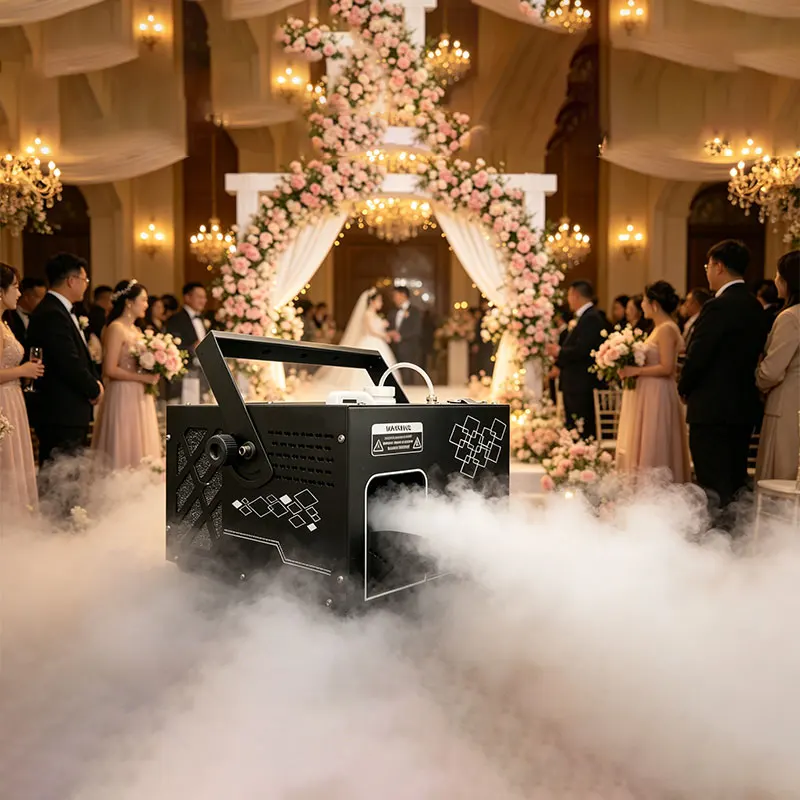 1500W Mini Haze Machine 1CH DMX512 Manual Control for Party Wedding Stage Security AC110-220V Best-Selling Haze Generator