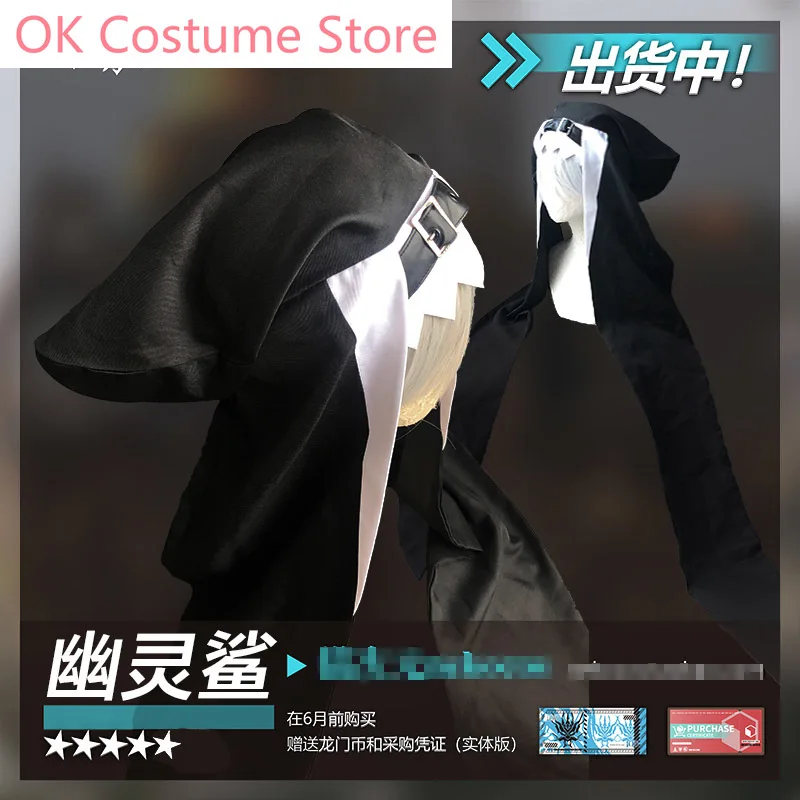 Anime! Arknights Specter AnLiu Skin Cambrian Fashion Game Battle Suit Original Nun Uniform Cosplay Costume Halloween