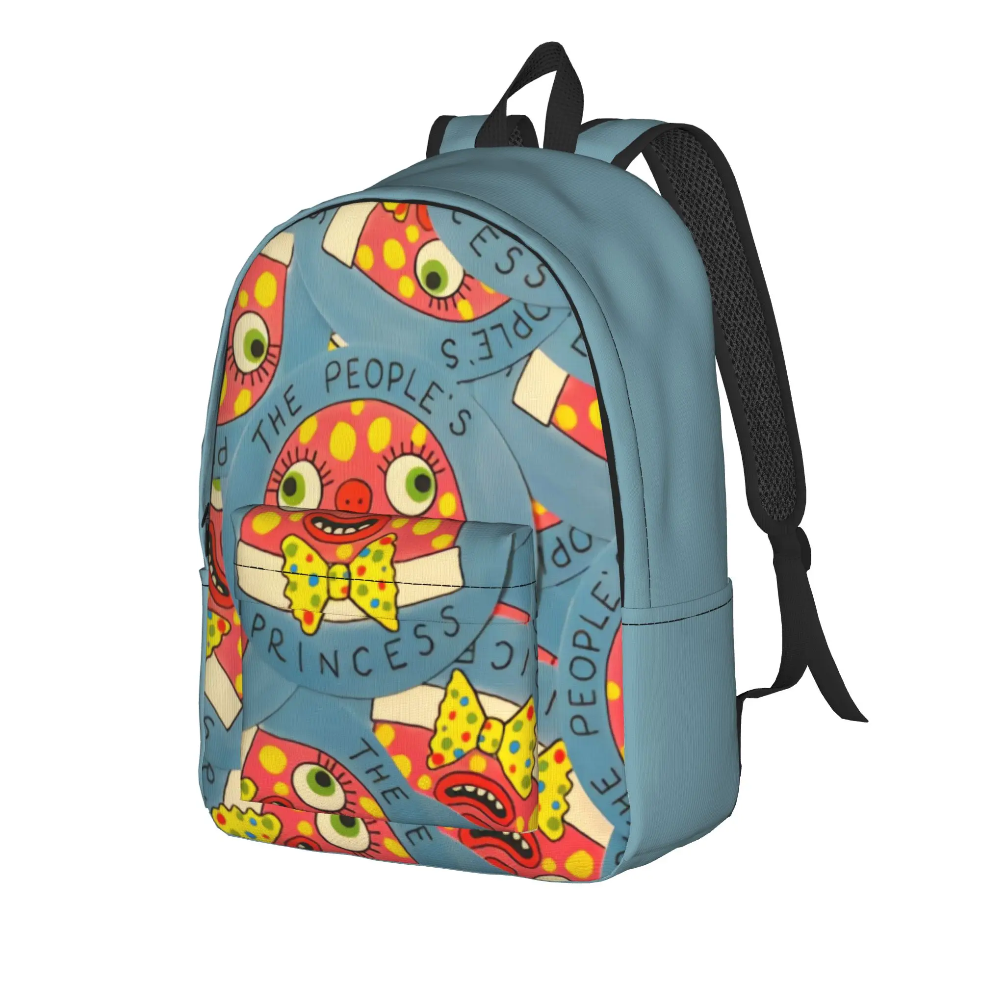 Back to school season Snack Storage round soft goofy  Laptop Bag Mr Blobby High School Students Bookbag Backpack