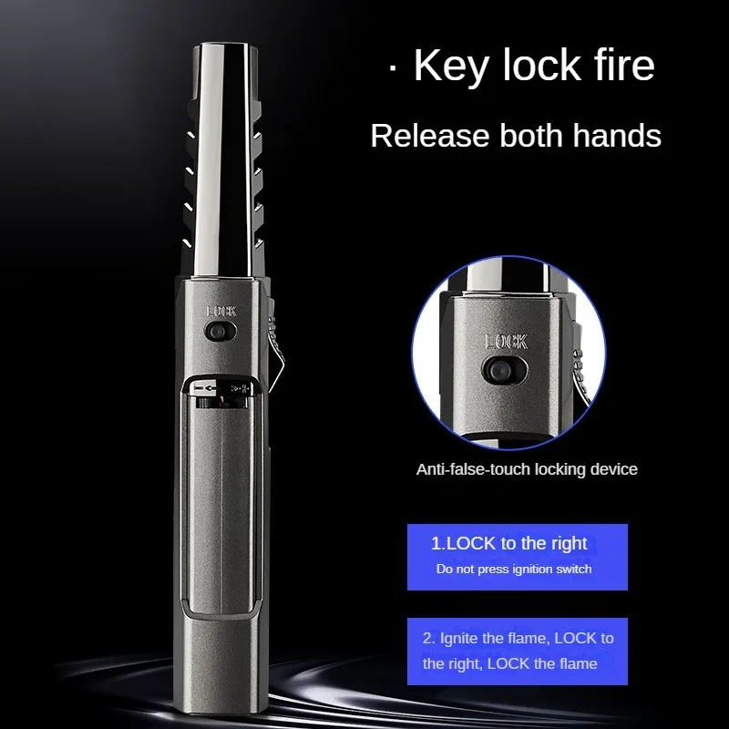 Butane torch Gas lighter Outdoor Windproof Barbecue High Flame Ignition Gun JOBON Smoking Accessories Portable Cigar Lighters