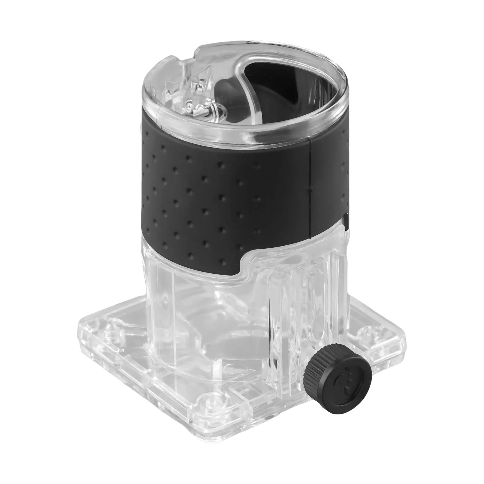 도구 라우터 베이스 트리머 라우터 베이스 투명/검정색 액세서리 플라스틱 보호 커버 새로운 고품질