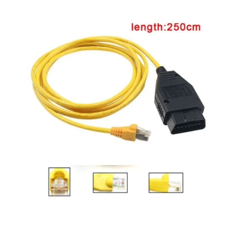 Newest ENET Date cable for BMW F-series ICOM Coding OBD2 Interface Cable For BMW OBDII Scanner Data Tool