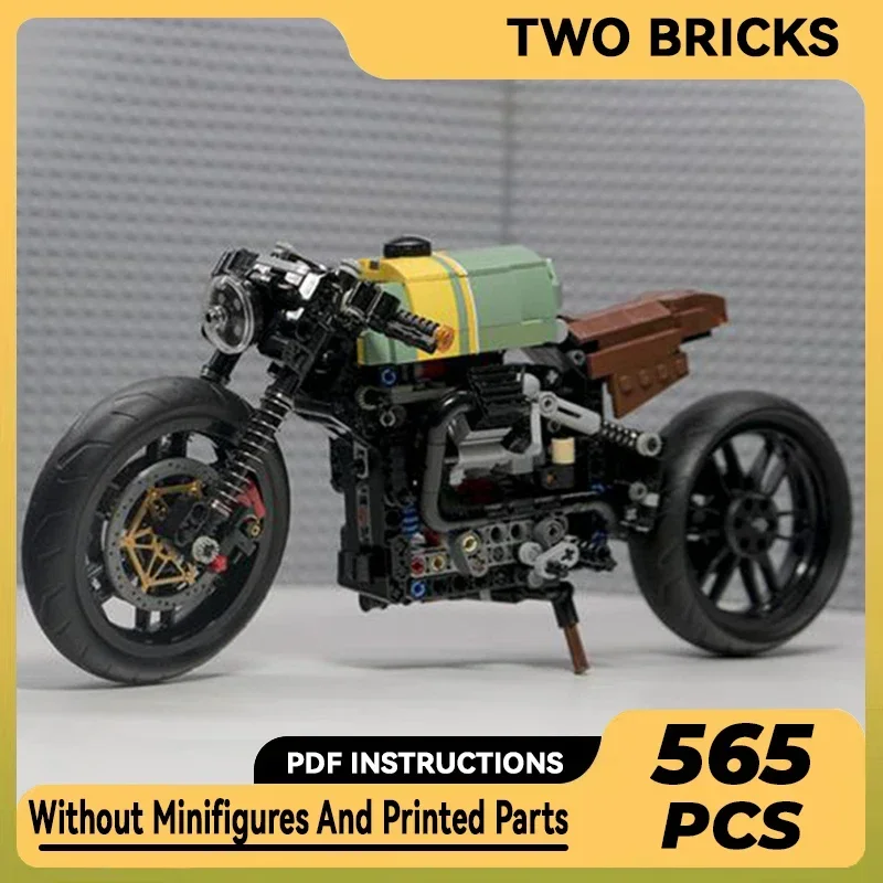 Moc Building Blocks Car Model Coffee Shop Motorcycle Technical Bricks DIY Assembly Construction Toys For Child Holiday Gifts