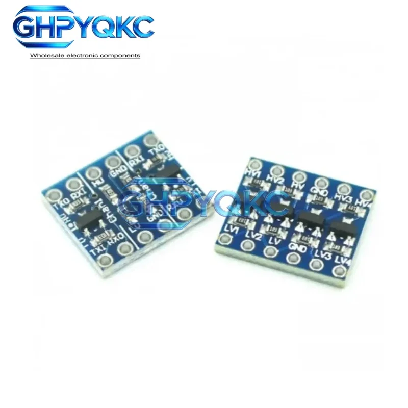 GHPYQKC 10pcs 2/4 Channel IIC I2C UART SPI Logic Level Converter Bi-Directional Module 5V to 3.3V Tool