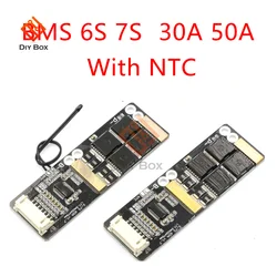 3 원 리튬 배터리 보호 보드, NTC 포함 BMS 보드, 3.7V, 6S 30A, 7S 30A, 6S 50A, 7S 50A, BMS 7S, BMS 6S 보드