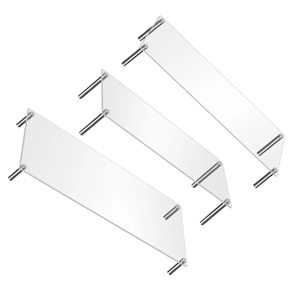 

3Pcs Clear Cake Stand Acrylic Dessert Display Stand Stackable Space-Saving Holder for Party Wedding Gathering Cake Holder