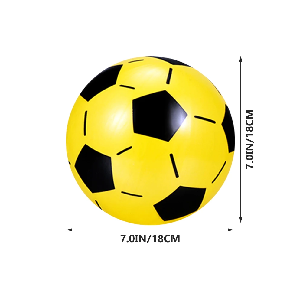 Palloni da calcio gonfiabili da 10 pezzi per bambini, calcio da spiaggia all'aperto, gioco in piscina estiva, palloni da spiaggia, giocattoli da calcio gonfiabili