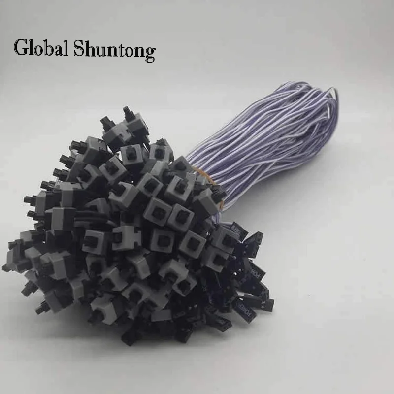 Reset Switch PC Power Supply I/O  Motherboard Cable and Button Switch Replace a Broken Power Switch /Cable on Desktop and PC20pc