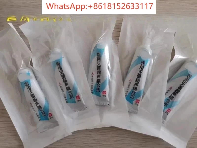 100 قطعة من الغطاء الواقي المعقم، غمد عزل مسبار الموجات فوق الصوتية B القابل للتصرف، وكيل اقتران غطاء مسبار الموجات فوق الصوتية