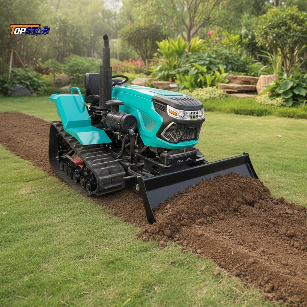 

New 35HP Crawler Diesel Tractor EPA CE Certified Multifunctional For Farm Plowing Digging Breaking