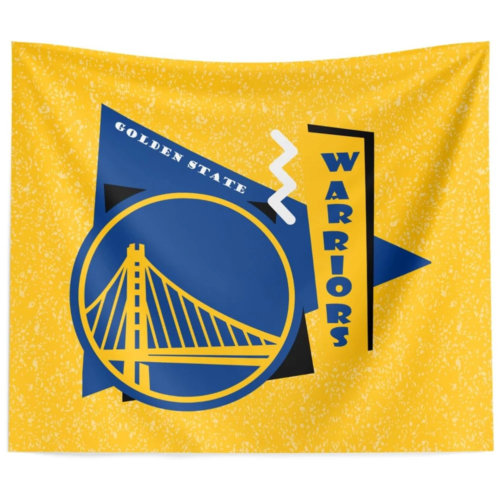 2025 Hot Selling Golden State Tapestry Warriors Basketball Tapestry Wall Hanging Art Decor for Living Room Bedroom Dorm