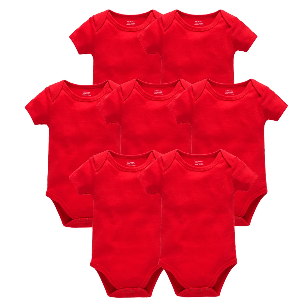 

7pcs 100% Cotton Baby Bodysuits Summer Boys Sleepsuits Girls Onesie Newborn Body Infant Sweatshirt Jumper Roupa de bebe Jumpsuit