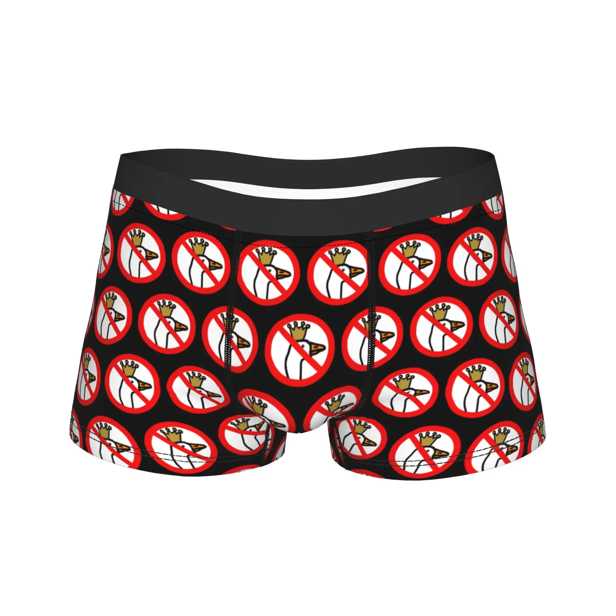 

No Kings Boxer Brief Underwear High Quality Men's Sexy Soft Boxer Shorts Customs Plus Size Panties