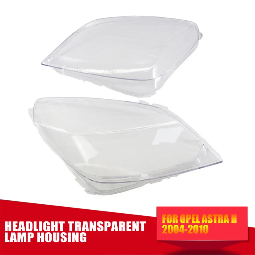 Headlight Transparent Lamp Housing Large Lampshade Cover For Vauxhall Opel ASTRA H 2004-2010 cars accessories