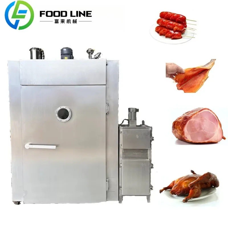 Multi-Functional Electric Meat Smoke Furnace Cooked Food Roasting and Coloring Integrated Oven Smoked Meat Smoking Machine