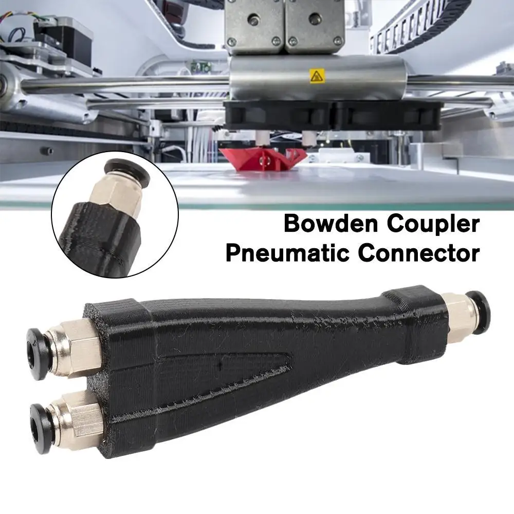 

Suitable For Bambu Lab P1P P1S X1C PTFE Bowden Y Connector Bowden Coupler Pneumatic Connector M10 For BambuLab 3D Printer