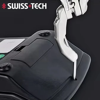 SWISS TECH 9 IN 1 Mini Multifunctional Pliers Pocket EDC Multitool Keychain Screwdriver Outdoor Hiking Gear Small Bottle Opener