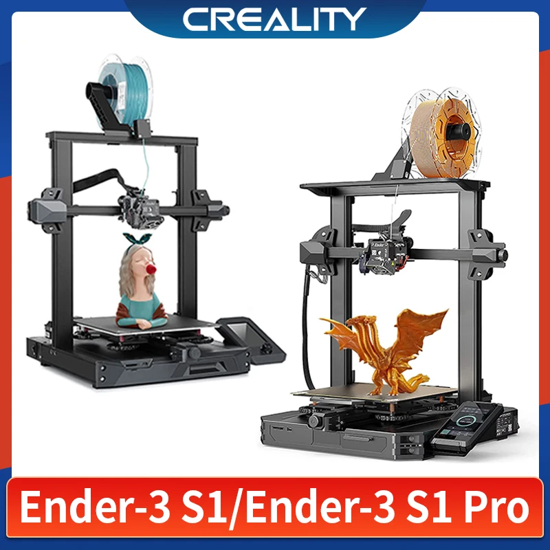 

Creality Ender 3 S1 Pro 3D Printer 300℃ High Temperature Hotend Sprite Direct Dual-Gear Extruder CR Touch Automatic Bed Leveling