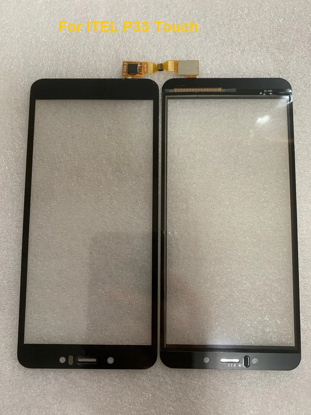 

Black Sensor Touch For ITEL P33 Touch Screen Glass Digitizer Panel Lens Sensor Glass replacement