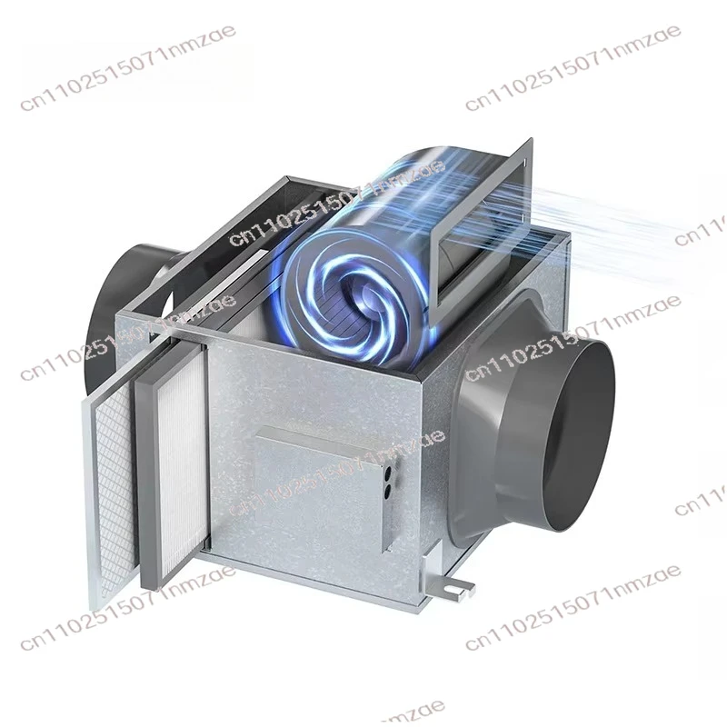 One-way flow positive input ventilation supply duct fan commercial household single-flow ventilation system