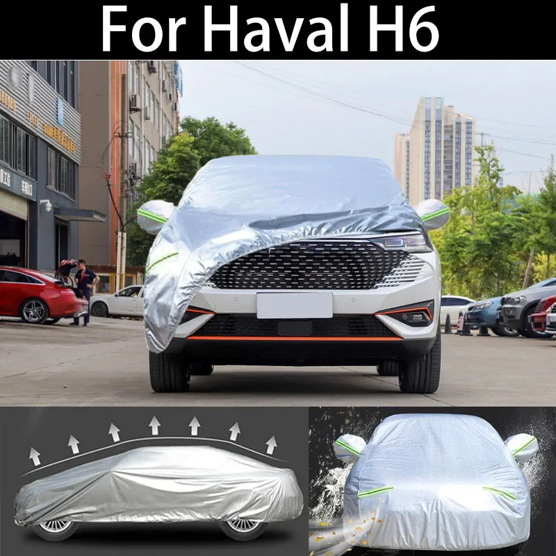 

For Haval H6 winter Car Cover Dustproof Outdoor Indoor UV Snow Resistant Sun rain Protection waterproof hail cover for car