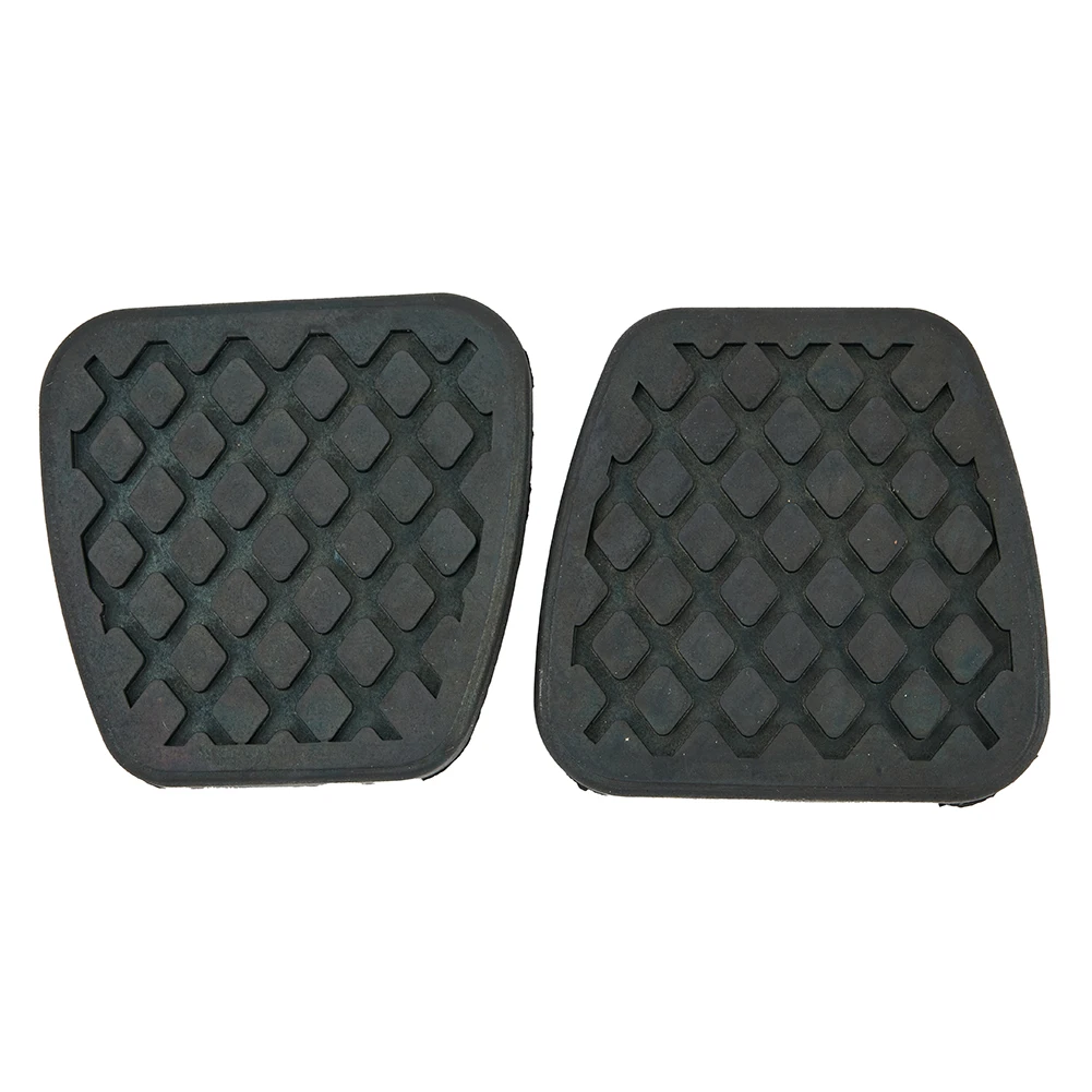 For Honda For Acura Black Brake Cover Clutch Rubber 46545-SA5-000 2pcs Pedal Pad Set Accessory Practical Tool Kit