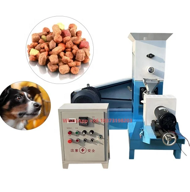 

New Full-automatic High Productivity Animal Dog & Fish Feed Extruder Machine with 1.2-1.5 Tons/Hour Capacity