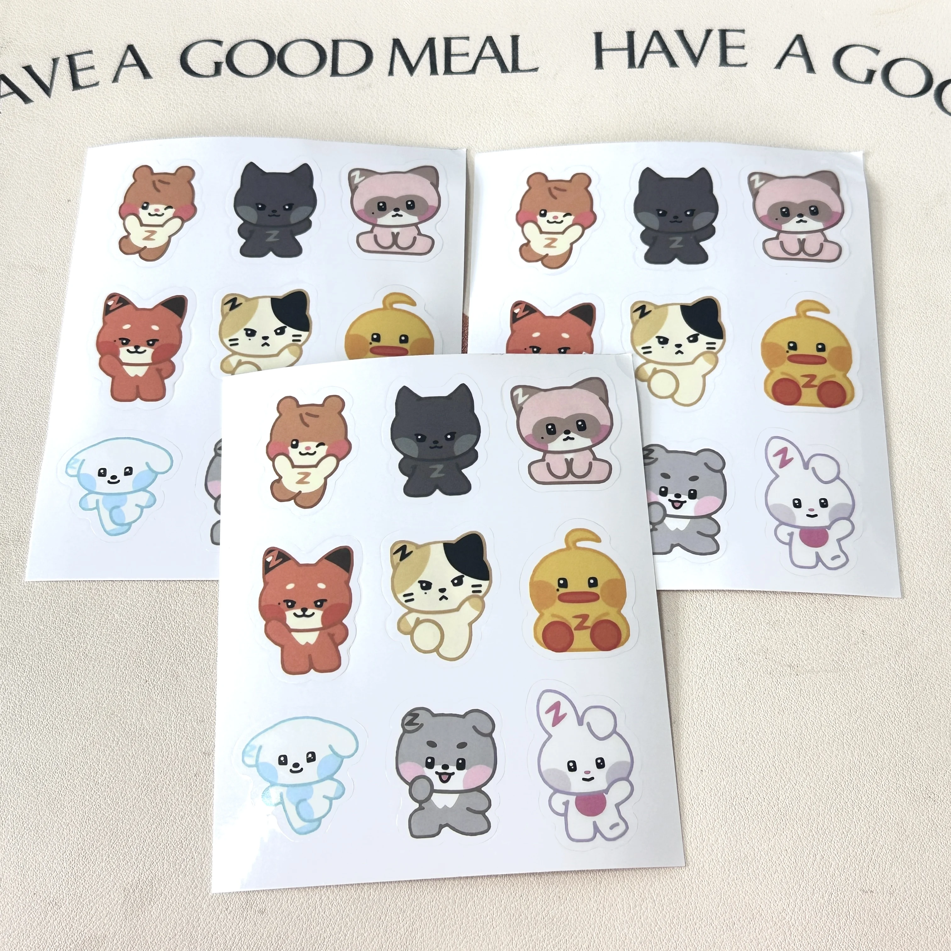 

Kpop ZEROBASEONE PVC Waterproof Transparent Sticker JiWoong GunWook GyuVin Fans Collection Gifts ZB1 Creative DIY Decoration
