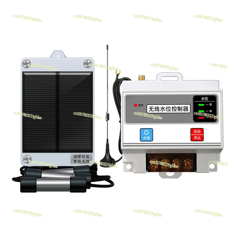 

Solar Wireless Automatic Water Level Controller Water Tower Water Pump Sensing Aquaculture Liquid Remote Intelligent Switch