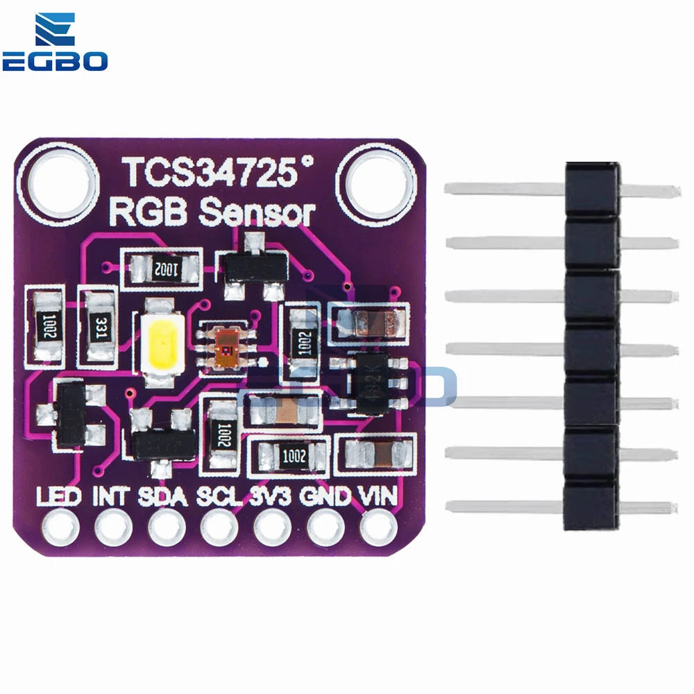 컬러 센서 인식 모듈, RGB 개발 보드 IIC, Arduino STM32 실험실용, TCS34725