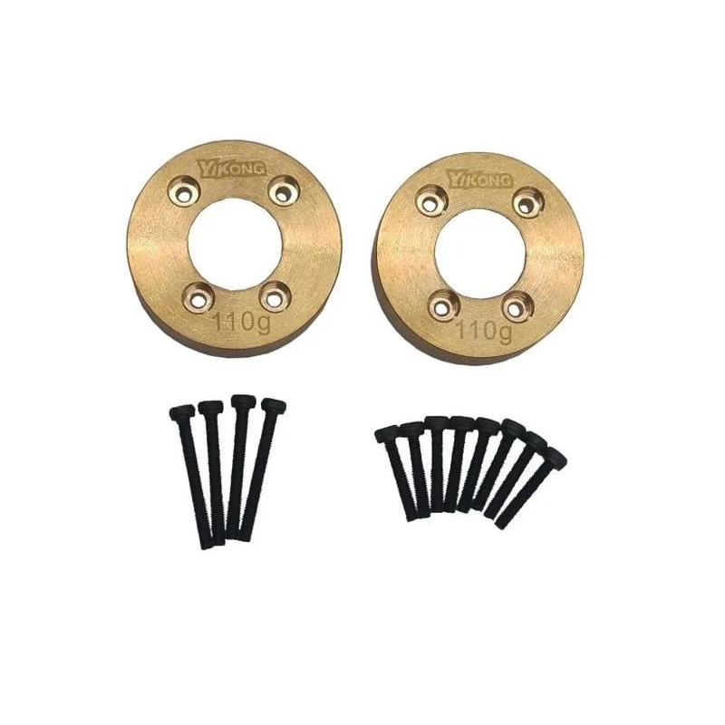 Ykong Brass Counterweight For Yk4102 Yk4082 Yk4103 13195 Rc Crawler 110g Solid Brass Rc Car Upgrade Accessory Parts
