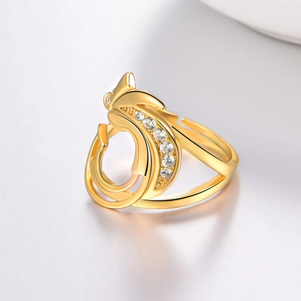 Stainless Steel Phoneix Bird of Paradise Ring Gold Color Papua New Guinea Daily Wear Accessaries Birthday Party Jewlery Gifts