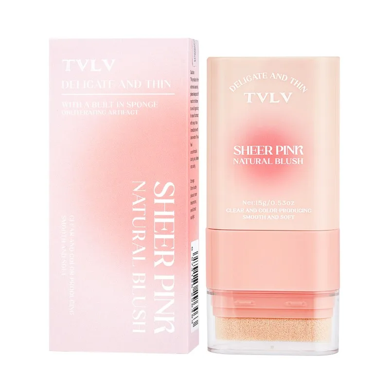 1PC Multi Functionele Blush Stick Gezicht Roze Crème Lippen Ogen Wangen Waterdicht Langdurige Delicate Vocht Make-Up Blush Palet