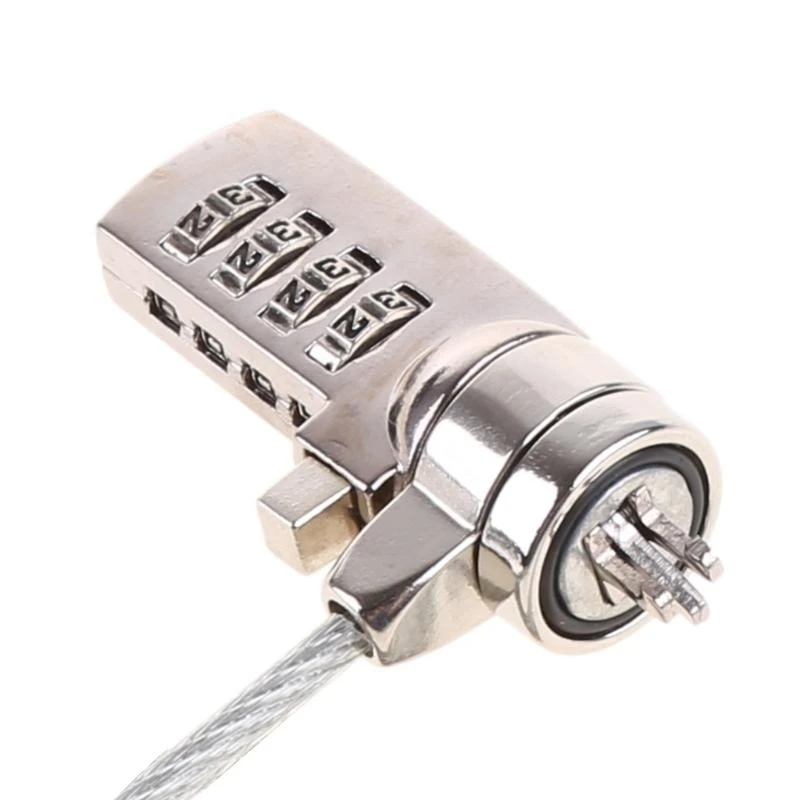 Computer Laptop Cable Lock Universal 4 Digital Password for Protection Lock Easy