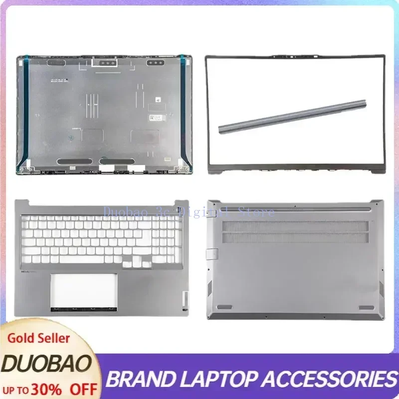 

New Laptop LCD Back Top Cover For Lenovo ThinkBook16 G4 G5+IAP ARA 2022 Front Bezel Hinge Cover Palmrest Upper Bottom Case Grey