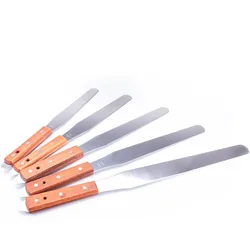 Stainless steel ink mixing knife squeegee screen printing oil mixing knife solder paste paste stirring knife cleaning spatula
