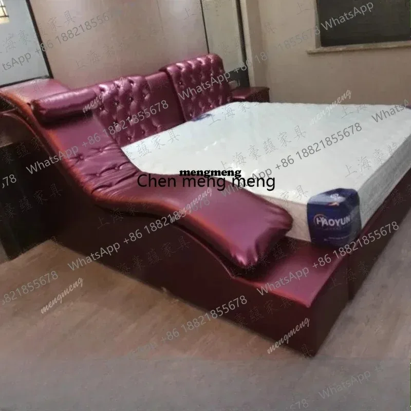 

Electronic Japanese Bed Unique Massager Queen Double Smart Bed Lounge Upholstery Somieres Y Marcos De Cama Bedroom Furniture
