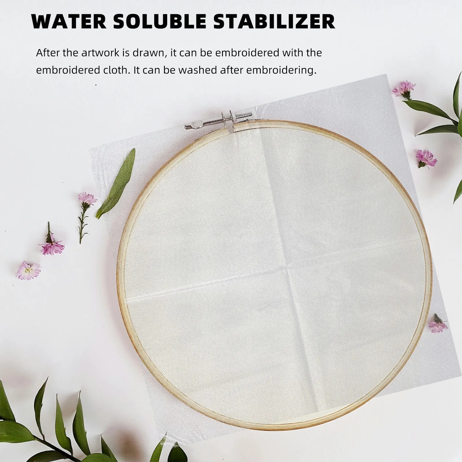 

Water-Soluble Film 3 Bags for Embroidery DIY Hand Tools Easy to Cut and Trace Water Soluble Stabilizer Water Soluble Film