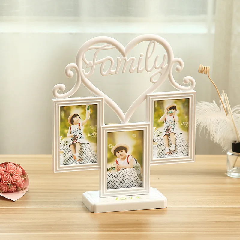 

Creative Personality 4-inch Three-panel Combination Photo Frame Children's Photo Frame Photo Frame Baby Souvenir Photo Frame
