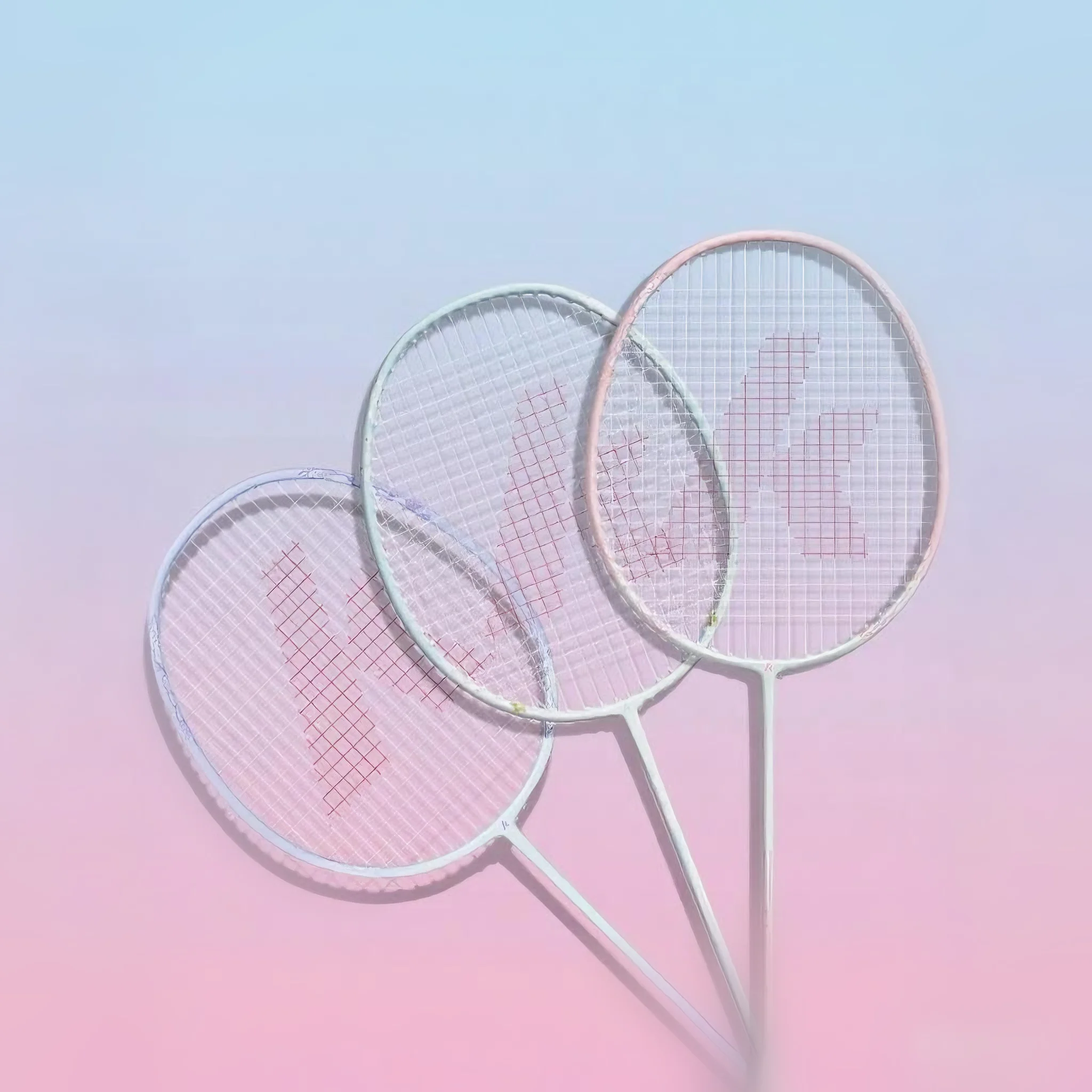 مضارب كرة الريشة خفيفة الوزن للغاية