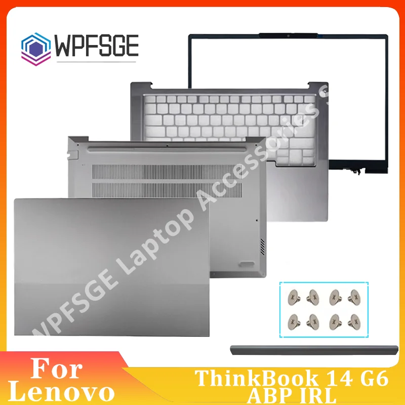 

New Bottom Case Notebook Cover For Lenovo ThinkBook 14 G6 ABP IRL Notebook LCD Back Cover/Hinges/Bottom Case Cover Shell