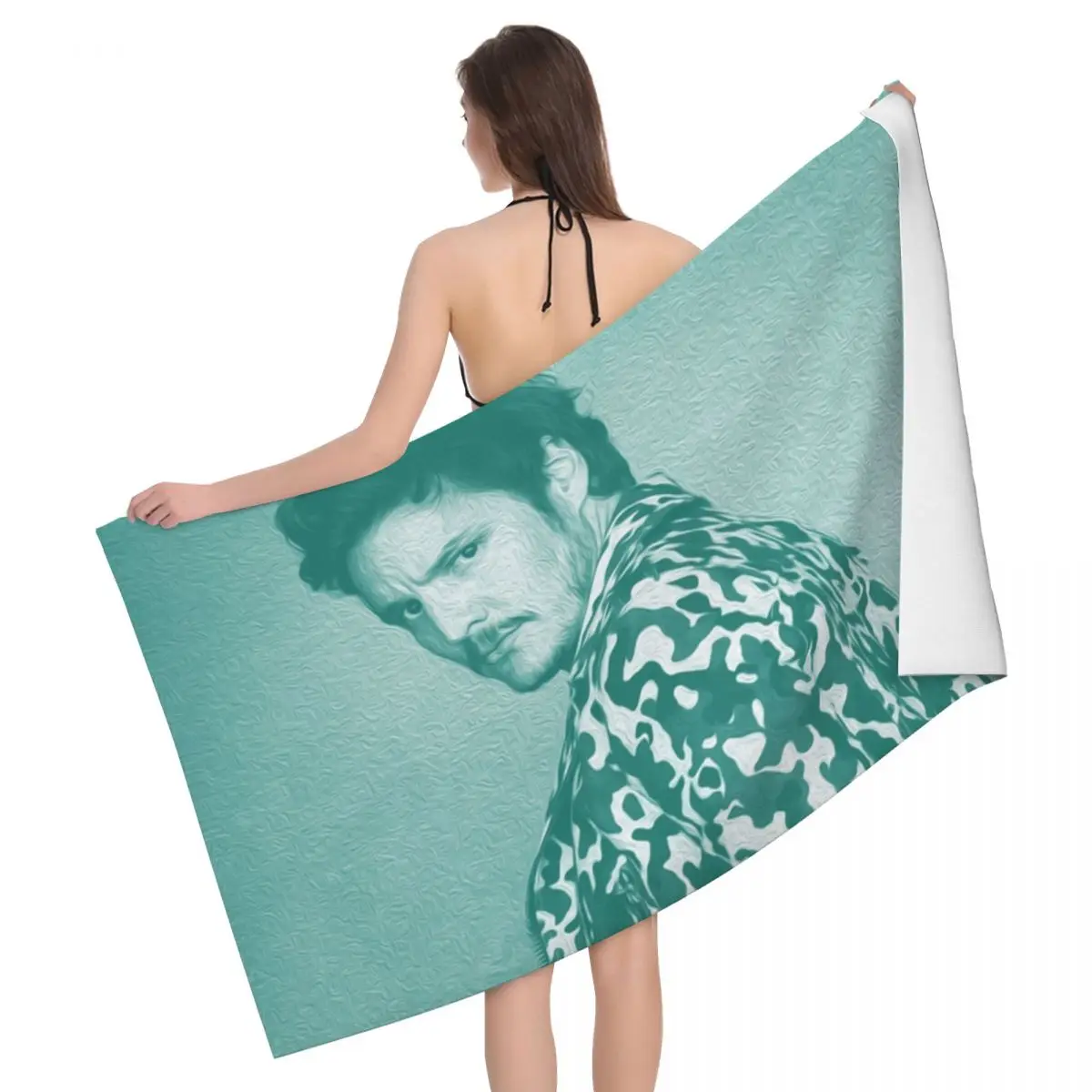 

Пляжное полотенце из микрофибры, под заказ