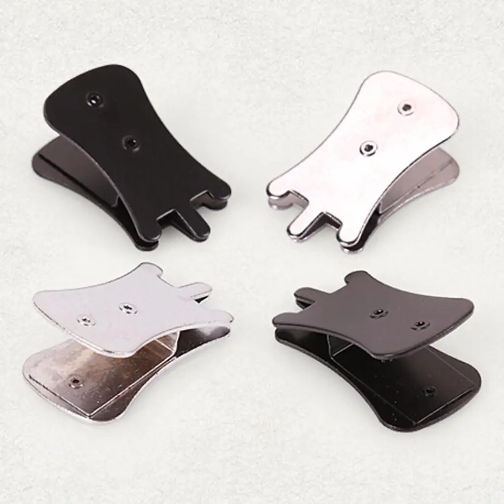 Metal Erhu Zhonghu Mute Finish Erhu Muffler String Part Stringed Instruments Accessory Silver/Black/Gold