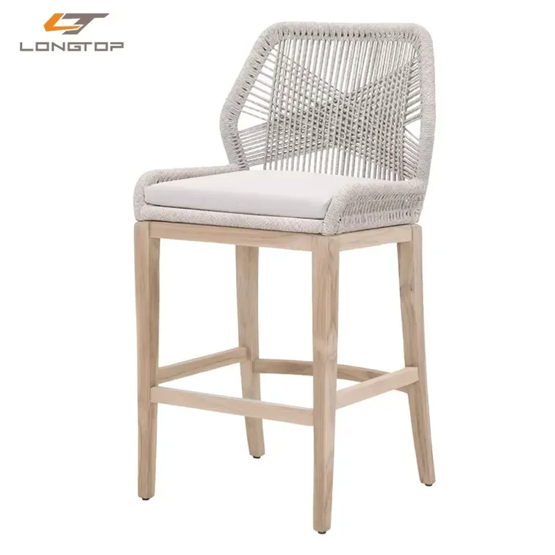 Hot Selling Wire Garden Patio Bar Stool Loungemobel Nordic Outdoor Furniture